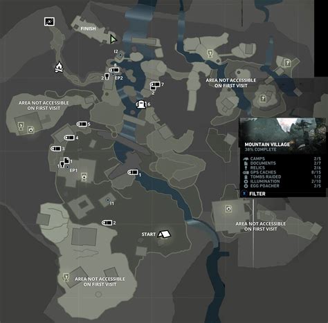 mountain village tomb raider map